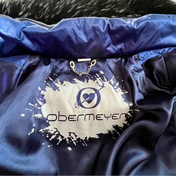 Obermeyer Ski Jacket Coat Womens XL Size 16 Blue Hooded EUC - Picture 4 of 16